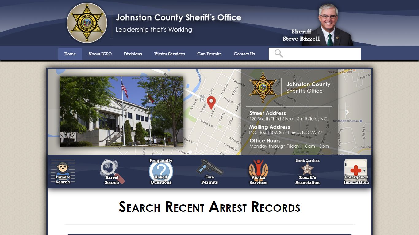 Search Recent Arrest Records - Johnston County North Carolina